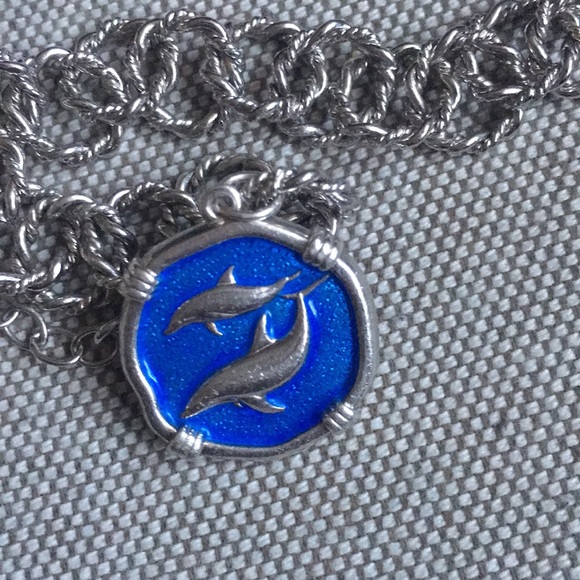 HTF Dolphin Guy Harvey Sterling Silver Bracelet. - Picture 5 of 5